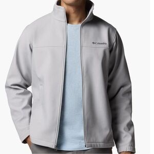 Columbia Bowen Lake II Jacket Mens Sz XLGray Full Zip Soft Shell XM2159-039